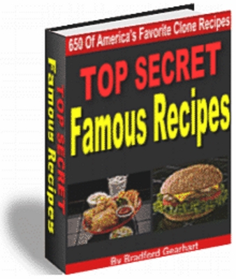 Product picture 650 Top Secret Famous Recipes